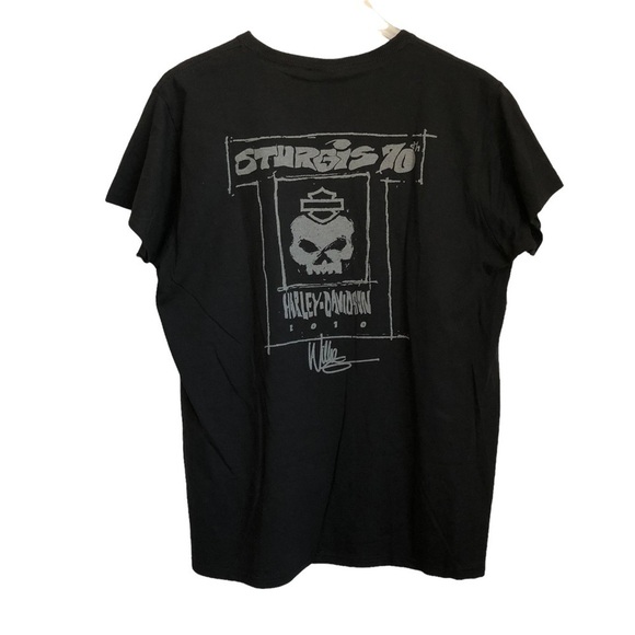 Harley-Davidson Womens Sturgis 70th 2010 T-shirt - Picture 2 of 5